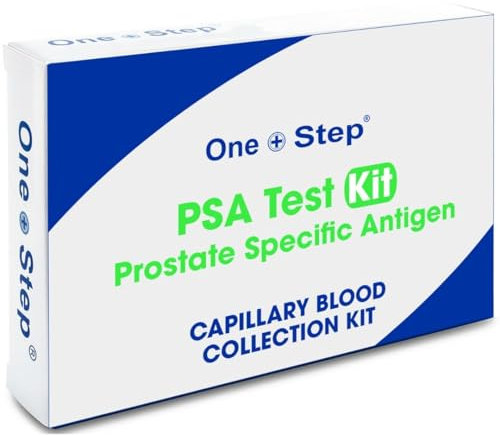 One Step: PSA (Prostate-Specific Antigen) Blood Test Kit for Prostate Health – at-Home Test with Professional Lab Results | Men’s Prostate Health Check Kit – Easy, Private, and Accurate