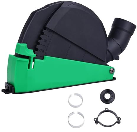 Aspirateur de Poussière, Capot de protection anti-poussière universel for meuleuse d'angle 115 mm/125 mm