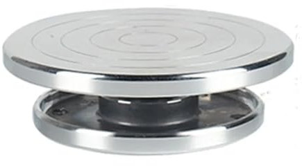Plato Giratorio Arcilla,Plato Giratorio Cerámica Rueda de cerámica for esculpir uso de doble cara, bandas decorativas, junta de construcción de Metal de hierro fundido pesado con rodamientos de bolas