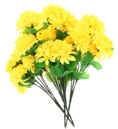 Vaguelly Ramo de Flores Artificiales de Cementerio Flores Simuladas de Adornos de Decoración