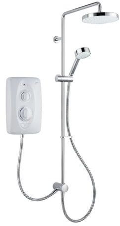 Mira Showers Jump Dual Electric Shower 10.8 KW Electric Shower White 1.1788.576
