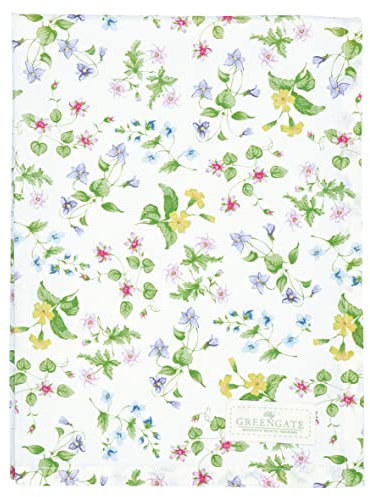 GreenGate [W0725] Tea Towel Karolina White
