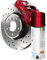 SCOOBYS PAINTS BACK IN THE MIX Aerosol Spray Paint For Brake Calipers Heat Resistant High Temp Drum Metal Aluminium Engine Wheel Gloss Matt Satin (Ruthless Red)