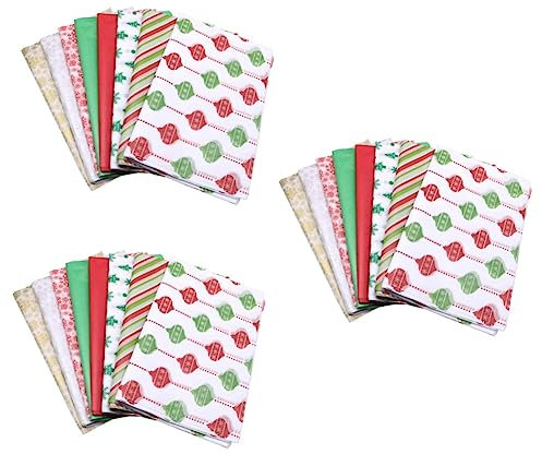 FRCOLOR 150 Stk Weihnachtsbirnenpapier Verpackungspapier präsentieren Weihnachtsseidenpapier Geschenkpapier Packpapier Bücherregale das Weihnachtspapier Weihnachtsbedarf Blumen