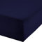Erwin Müller Boxspring-Spannbettlaken Murnau Single-Jersey - dunkelblau Größe 180x200 cm - 200x200 cm - bis 35 cm Höhe geeignet, atmungsaktiv, strapazierstark