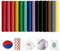 Infusible Transfer Ink Sheets - Sublimation Transfer Sheets for Tumbler T-Shirts Mugs,Solid Color Pre-Printed Sublimation Paper for Cricut Heat Press Mug,12 x 10,14pcs