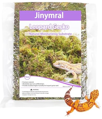 Jinymral Accessoires pour réservoir de gecko léopard, fournitures idéales pour décoration d'habitat de terrarium, substrat de 113,4 g