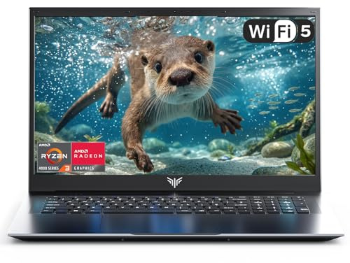 Tivique Ordenador portátil de 16 Pulgadas FHD, In-Tel N97 hasta 3.6GHz, Superior a N100/3200U/N-95, 16GB RAM DDR4 512GB SSD Expansible a 2TB, HDMI, BT5.0, Type C, Ordenador para Oficina y Estudio