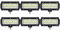 Greenmigo 6X 72W LED Arbeitsscheinwerfer Off-Road Scheinwerfer Fahrzeug Strahler IP67 Wasserdicht Zusatzscheinwerfer Flutlicht Auto Arbeitslicht 12V 24V