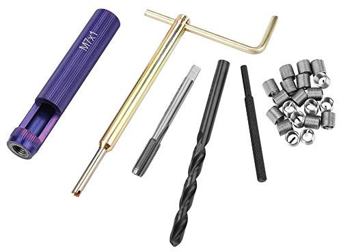 M7 * 1,0 Gewindeeinsätze Repair Tool 304 Edelstahl Set Wire Insert Installation Kit für Kfz-Reparatur