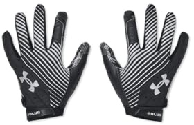 Under Armour - Mens Blur Football Gloves, Color Black (001), Size: Medium