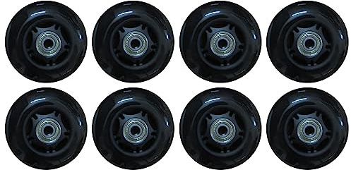 8 Paquete De Ruedas De Skate En Línea 82A con Rodamientos (Varias Opciones De Tamaño Disponibles), Destinadas Al Reemplazo De Ruedas De Patines, Ruedas De Patines,60mm