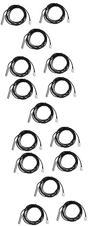 SOLUSTRE 15 Stk Sensoren Pt1000 Temperatursensor 10 Kohm Thermistor Thermistor-temperatursensor Temperaturwandler Temperatursensorsonde Wasserdicht 10k Sender