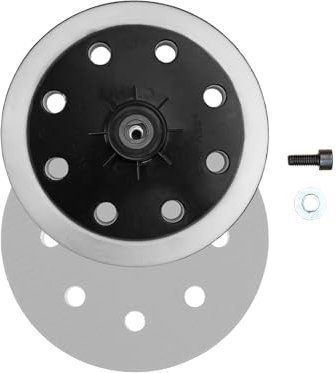 MAXXT Disco di Levigatura 180mm – Disco Professionale per Levigatrici a Secco, 8 Fori, Rotondo