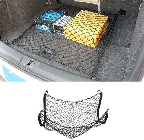 LHZPGC Kofferraumnetz für Kia EV6 CV 2022 2023 2024, elastisches Kofferraumnetz, Gepäckaufbewahrungsnetz für die Rückseite