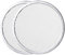 Lot de 2 plaques à pizza rondes de 33 cm avec trous antiadhésifs lisses en alliage d'aluminium de qualité alimentaire pour la maison et le restaurant