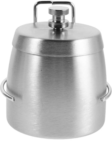RUNROTOO Wall Mounted Ashtray for Toilet Smoker - Stainless Steel Windproof Cigarette Bin Lidded - Ash Tray with Rack for Home Office Hotel Bar Bathroom