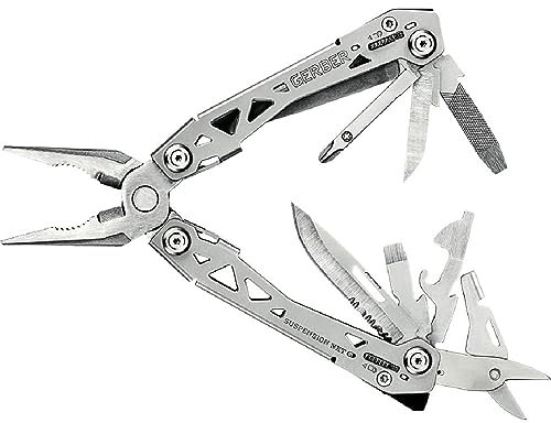 Gerber Multifunktionswerkzeug mit Taschenclip und 15 Funktionen, Suspension NXT Multi-tool, 31-003683