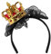 Boland 64559 - Tiara Königin, Haarreif mit goldener Krone, für Kinder, Karneval, Fasching, Fastnacht, Halloween, Mottoparty, Theater, Bühne