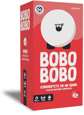 Bobo Bobo - Juegos de Mesa Estratégico y Divertido - Cartas con Curiosidades para Jugar y Aprender con Amigos y Familia - Regalo Navidad