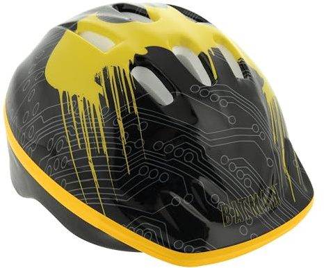 Batman M003212 Safety Helmet for Children Size 52-56 cm, Black