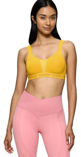 Triaction – Energy Lite N – Reggiseno sportivo da donna – con tecnologia Spacer Cup, senza ferretto, massima tenuta e materiale delicato sulla pelle, Giallo (Buttercup), 3C