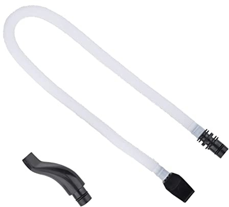 57 Cm Lång Flexibel Melodica Tube ABS med Ett Svart Munstycke Instrumenttillbehör Ersättningsdelar Tuber Musikinstrument