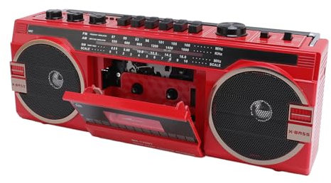Radio de Grabadora de Reproductor de Cassette de Retro con Ranura USB (EU)