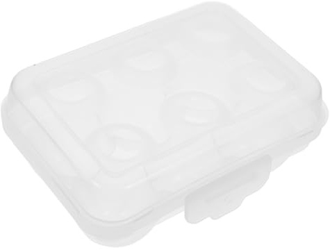 TOPPERFUN Récipient à Œufs Transparent Pour Réfrigérateur Support Portable Pour Camping Et Pique- Conteneur De Stockage Œufs