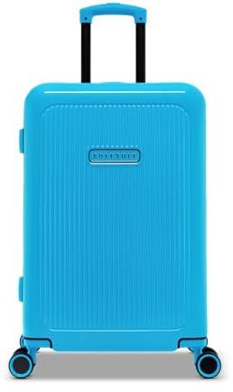 SUITSUIT Koffer Groß 66 cm - Leicht Hartschalen Reisekoffer mit Rollen - TSA-Schloss - 55 L - Expression Blue Lagoon