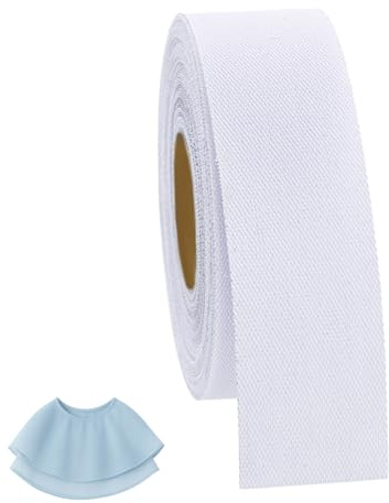 PH PandaHall 10m Nastro per Orlo a Lisca di Pesce per Cucire Nastro in Sbieco Bianco, 35mm Striscia di Disossamento Guida per Bordatura Cucito Cucitura Orlare Rilegature Sartoria Grembiuli