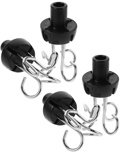 VALICLUD 4pcs Removable Iv Hook for Iv Bag Compatible Hanging Hooks for Infusion Rack Pole Stand Hanger