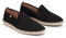 VERBENAS Espadrilles Tom Rejilla-Paris Negro - Größe: 44