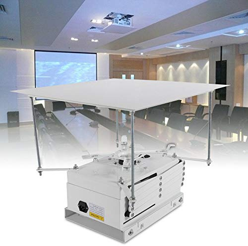 kangten Soporte para proyector eléctrico, elevador de 220 V, proyector motorizado, con mando a distancia, soporte para proyector, elevador de techo oculto, carga máxima: 10 kg