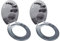 Toilettensitze mit Deckel 2 Stk., Chusui Klodeckel, Toilettendeckel, Wc Sitz, Klobrille, Wc Deckel, Toilettenbrille, MDF Steine