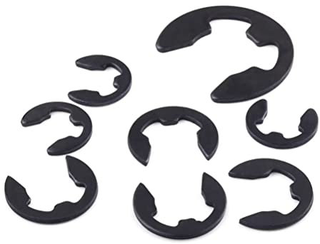 FEEIMOL Anillos de Retención Interno Externo E-clip Circlips Ø 24mm (6 pcs)