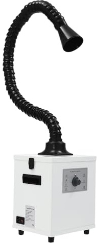 Welding Fume Extraction and Purification System, Adjustable Angle Powerful Suction 258m³/h, Low Noise High Efficiency Fume Removal, for Laser Welding Smoke Absorption and Desktop Soldering