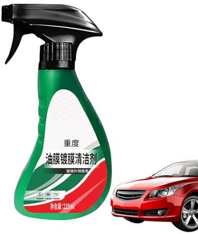 Spray de dégraissement du pare-brise, élimine taches et résidus, 225 ml, nettoyant en verre, dissolvant de films d'huile automobile, aide à réparation de grattages, pour les voitures