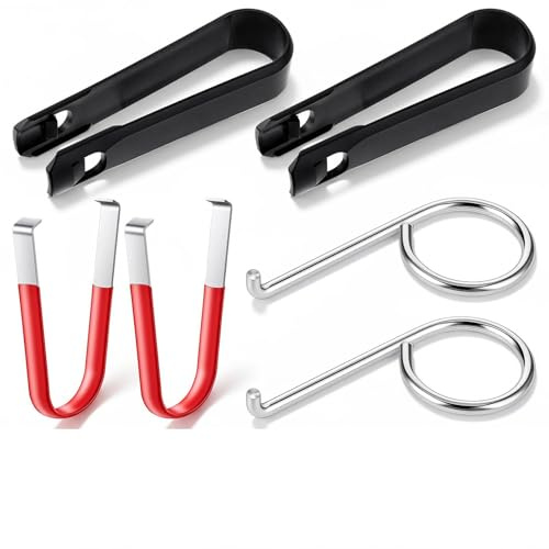 TIESOME 6 pièces de couvre-boulons pour roue, outil de couvre-boulons de roue, couvre-écrous de roue, extracteur de goupille, extracteur de couvre-boulon, pince de démontage, extracteur, crochet d