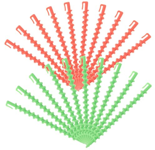 DIYEAH Lot de 22 Bigoudis Spirale Creux pour Permanente à Froid, Bigoudis Chauffants pour Boucles Serrées, Taille Moyenne, Adaptés Cheveux Courts et Longs, Outils Coiffure Professionnels