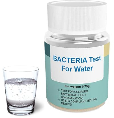 Water Test Kit, E Coli Powder Material | 95% Accuracy Sinģle Üse Testing Set, Reliable Coliform Count Detection Tool Enhances Home Safety For Drinking Water And Tap Sources
