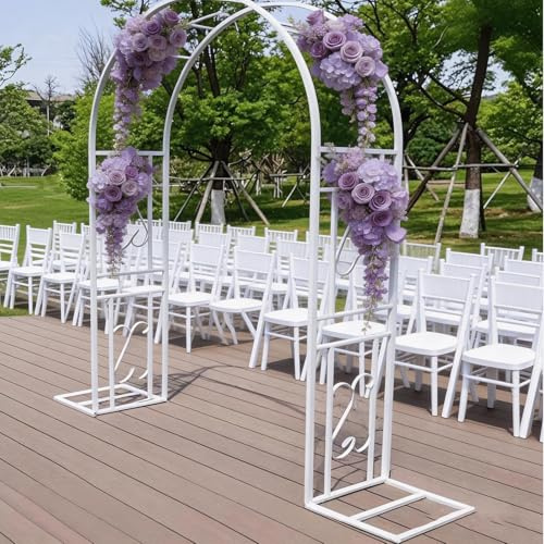 Poxvythb 340x40x230cm Arco de Rosas, Arco de jardín de Metal Estable, Arco para Plantas trepadoras, Enrejado, Boda, Enrejado, Arco de Rosas, Patio Trasero
