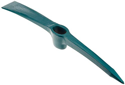 Leborgne - Pioche de Terrassier Douille Ovale 2 kg - Manche Bois Certifié PEFC 100% - Pour Terrassement et Gros Travaux de Jardin - Acier Forgé Trempé - Pointe Diamant
