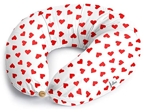 Niimo XXL Schwangerschaftskissen & Stillkissen - Seitenschläferkissen mit Bezug aus 100% Baumwolle, Waschbares Komfortkissen Erwachsene, Lagerungskissen Erwachsene, Stillkissen XXL (200 cm x 70 cm)