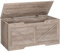 HOOBRO Cassapanca, Panca Contenitore per Bambini, con Cerniere di Sicurezza, Grande Piano, Manico Incorporato, Poggiapiedi, Baule per Giocattoli, Sgabello, 110 cm, Grège EBG772CW01