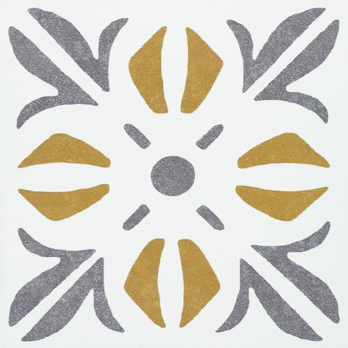 d-c-fix 6 vinilos azulejos adhesivos de pared Cubia oro 15x15 cm - paneles decorativos lavables pegatinas baldosas decoración revestimiento PVC - para baño, cocina