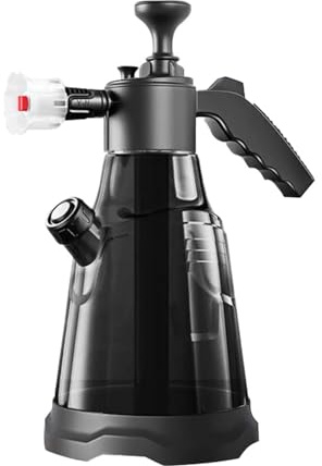 Spruzzatore di schiuma per auto, annaffiatoio per schiuma per autolavaggio,Spruzzatore multiuso con pompa pressione manuale - Annaffiatoio schiumogeno per pompa per autolavaggio da 2,3 litri, flacon