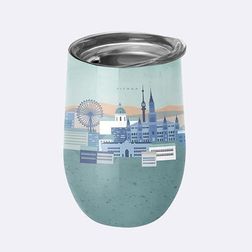 chic.mic Thermobecher - Trinkbecher bioloco office 420 ml Edelstahl (Vienna)