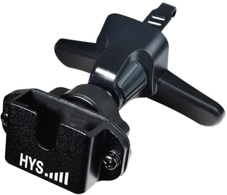 HYS Radio de Mano Clip de Soporte de Montaje de vehículos de Aire Acondicionado respiraderos Soporte Compatible para Baofeng Motorola Midland Yaesu Icom Walkie Talkie (K-3)
