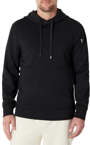 Amazon Essentials Men's Athletic Relaxed-Fit Full-Zip Hoodie with Kangaroo Pocket